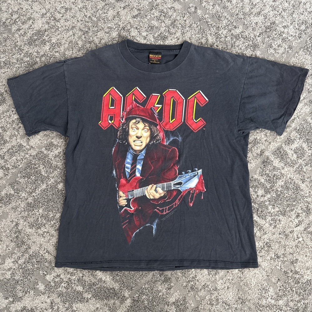 Vintage Brockum AC/DC Tee‎ Shirt - Ballbreaker Tour  SIZE XL (X-Large) 1996